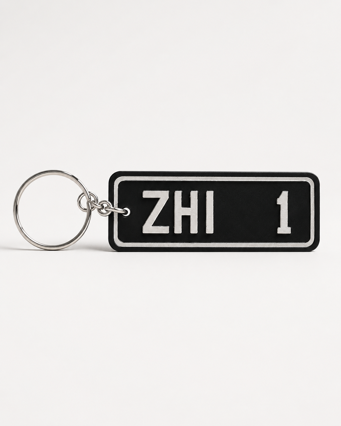 Number Plate Keychain